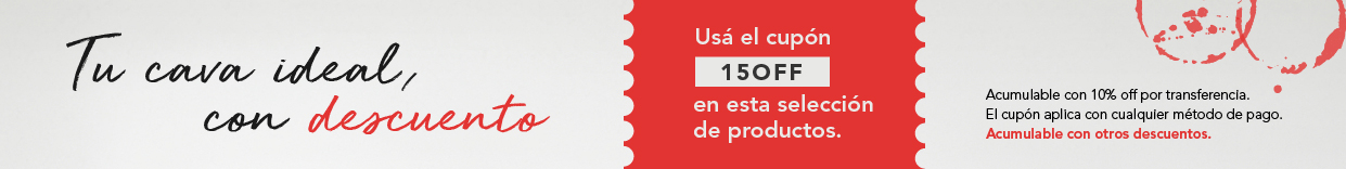 CUPÓN 15% OFF