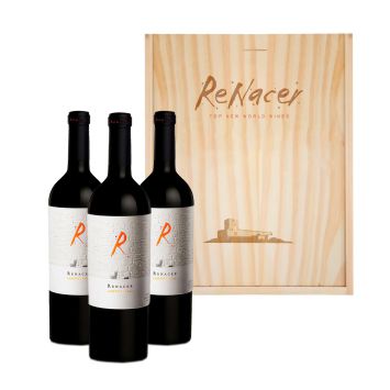 Renacer Cabernet Franc Estuche Madera x3