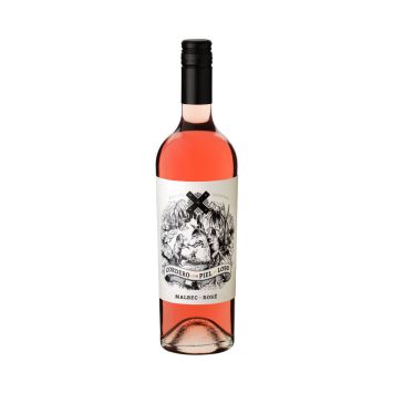 cordero con piel de lobo rosado malbec