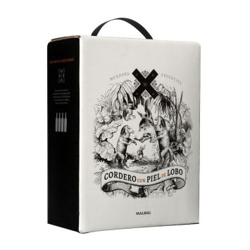 cordero con piel de lobo bag in box malbec