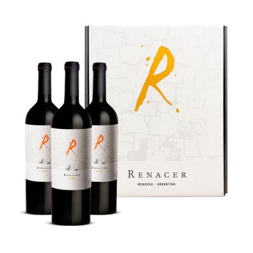 Renacer Malbec estuche x3