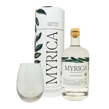 Estuche Myrica London Dry c/ vaso 