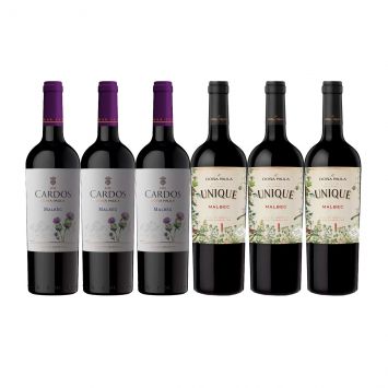 Los Cardos Malbec + Doña Paula Unique Malbec