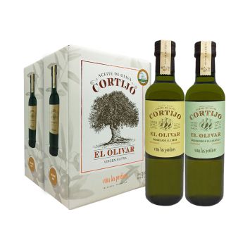 Aceite de Oliva El Cortijo BIB + Aderezos Albahaca y Limón de REGALO