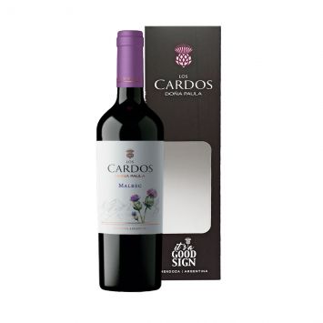 Los Cardos Malbec con estuche