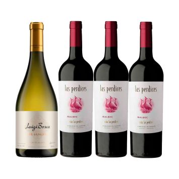 Combo Luigi Bosca de Sangre White Blend| Perdices Malbec
